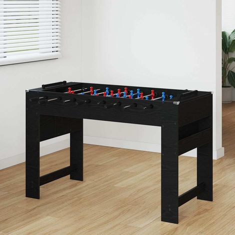 Teenpull – Tischfußballtisch Schwarze Eiche 125 x 60,5 x 80 cm (1/5)