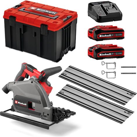 Einhell Professional 18v Brushless Plunge Cut Circular Saw 2x4ah Battery + Case (1/5)