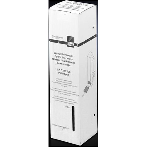 Rittal SK 3322.705 Tappetino filtrante di ricambio (L x A x P) 120 x 120 x 12 mm 50 pz. (1/2)
