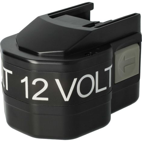 vhbw 1x batteria compatibile con Milwaukee 0502-25, 0502-23, 0502-20, 0501-23, 0501-21, 0501-20, 0502-52 utensile elettrico (3300 mAh, NiMH, 12 V)