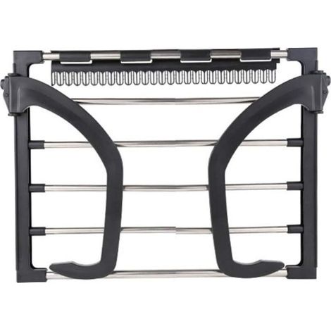 Wäschetrockner für Heizkörper – Tragbar – Rundrohr – Kompakt – Schwarz – 32 x 40 cm (1/5)