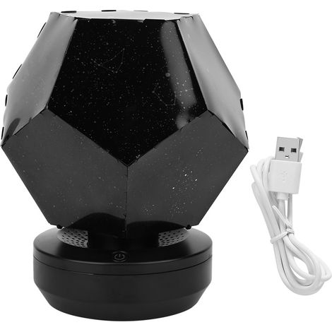 veilleuse-Projecteur Lumière Noire avec Projection Étoiles USB - Éclairage d'Ambiance pour Décor Maison (3 pièces, bleu) (1/5)