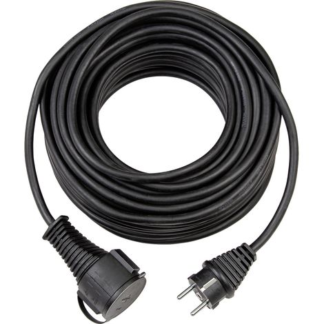 BRENNENSTUHL 1161420 Verlängerungs-Kabel 5m H05RR-F3G1,5 schwarz (1/5)