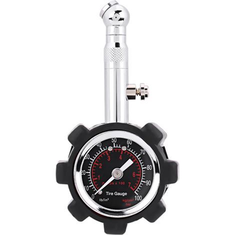 Testeur de compteur, manomètre de pneu professionnel 0-100PSI pour camions (1/5)