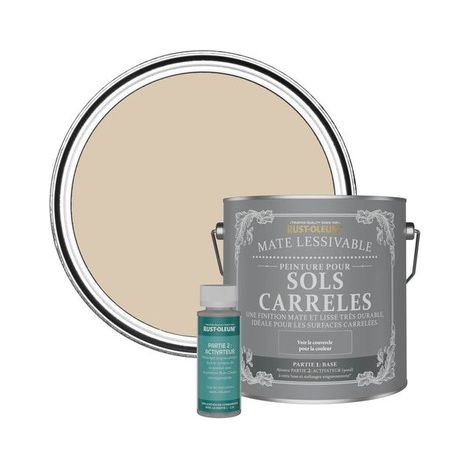 Peinture pour Sols Carrelés Mate Lessivable - Argile Chaude (1/3)