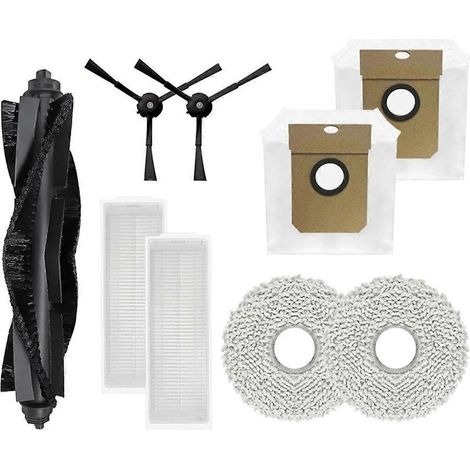 Accessoire pour aspirateur robot KaringBee S7 OMNI : brosse latérale à rouleau, filtre HEPA, lingettes, chiffons, remplacement (1/5)