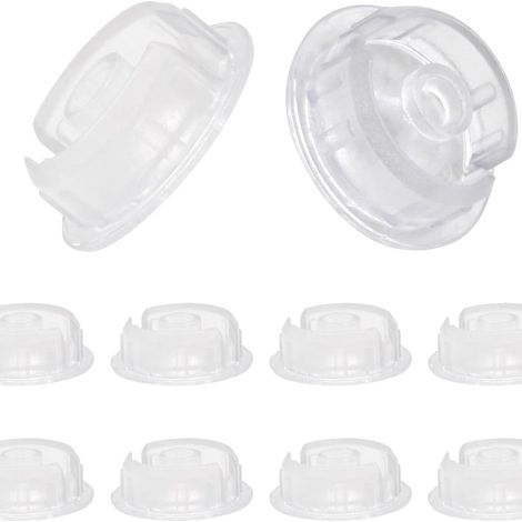 Retail pack of 10 Venetian blind end clips, concealed end caps, dustproof, anti-fall-off, easy-to-install accessories (1/5)