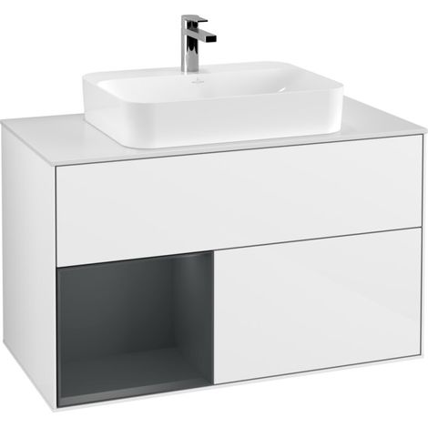 Villeroy & Boch F361HGGF Meuble sous-lavabo Finion F36 (1/2)
