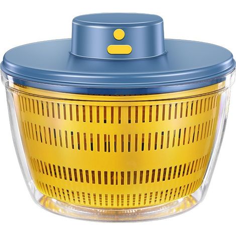 Mixeur électrique USB bleu pour salade - Mini robot de cuisine automatique 4L (1/4)