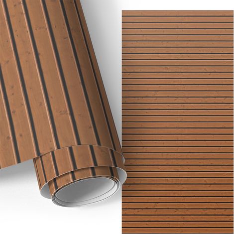 Möbelfolie - Klebefolie für Möbel - Selbstklebende - Deko-Folie für Küche Schrank Tisch & Fensterbank - Satte Leisten 75x150 cm