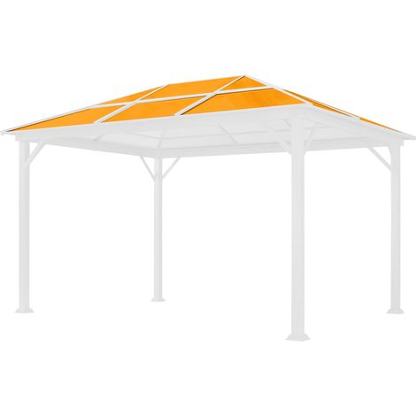 TOOLPORT Ersatz-Dachplatten 3x4 m Hardtop ca. 8 mm Polycarbonatplatten für Forest Deluxe 3x4m (1/5)