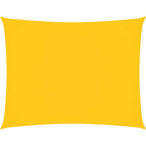 Maison Exclusive - Voile de parasol tissu oxford rectangulaire 3,5x5 m jaune (1/5)