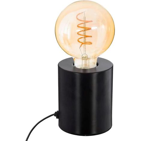 Tischlampe atmosphera modern schwarz 9 cm 40W