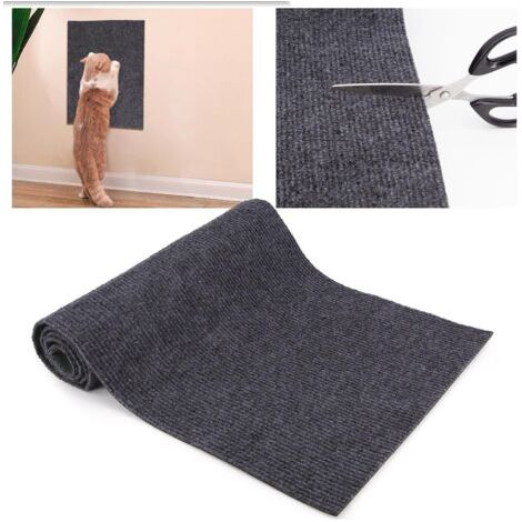 royaluxe-Tapis griffoir pour chat, protection de meubles, griffoir auto-adhésif pour chat grimpant, tapis griffoir pour chat pour mur (30 x 100 cm) (1/5)