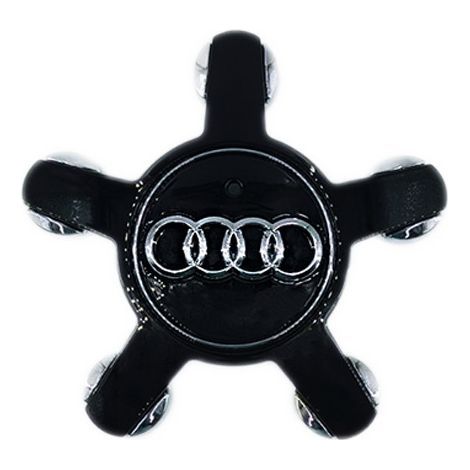 – Lot de 4 caches de moyeu de roue 135mm pour Audi A3 A4L A5 A6L A8L Q3 Q5 – Couleur noir – Protection élégante contre la saleté (1/3)