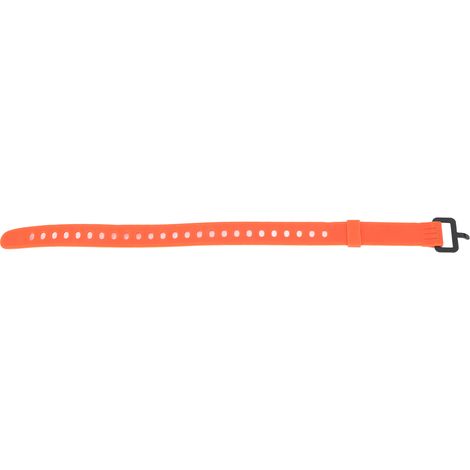 Robuste Spanngurte mit Gummi- und Edelstahlschnalle, Schnellverschlusssystem für Gepäck, orange (1/5)