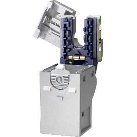 Schneider Electric – Connecteur RJ45 catégorie 6A blindé sans outil – Installation rapide – Performance élevée – Pour data centers et câblage structuré