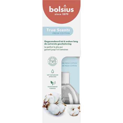 Bolsius True Scents Raumduft Fresh Cotton 60 ml (1/2)