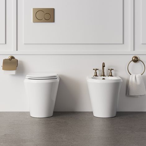 Sanitari Cruise filomuro cm 53x39 senza brida con sedile (1/3)