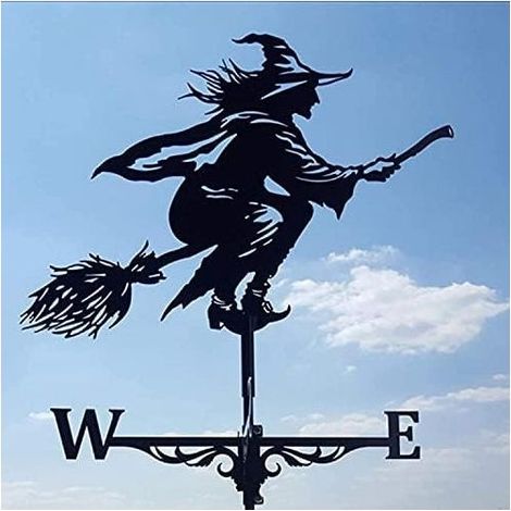 Stainless steel garden weather vane – UV resistant – Dimensions 50 x 30 cm – Outdoor decoration for house and gazebo (1/5)