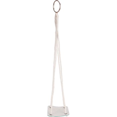 Suspension pour plante en corde de coton et cuir PU, support de pot de fleur suspendu 50 x 10 cm, pour jardin balcon fenetre, vert (1/5)