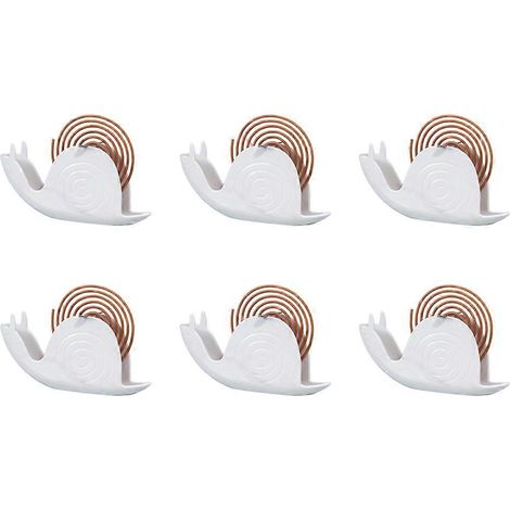 Porte-encens portable en forme de disque volantporte-encens en forme d'escargotbrûleur d'encens verticalblanc pour le camping (1/5)