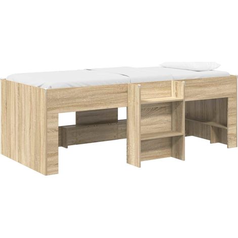 Maison Exclusive - Cadre de Lit Élevé pour Enfants 2 pcs Sonoma Bois d'ingénierie