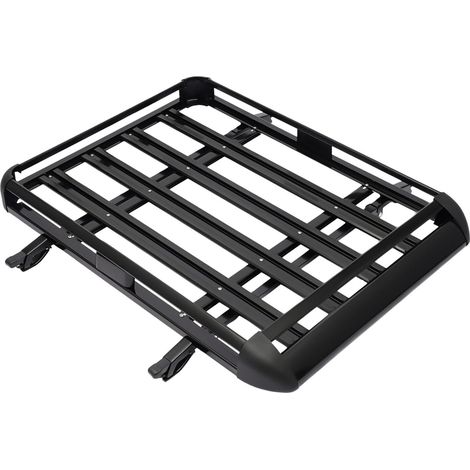 Dachkorb Auto Gepäckträger, Dachgepäckträger Tragfähigkeit von 68 kg Doppellagiges Design Gepäckträger für SUV-Universalmodelle geeignet Dachträger