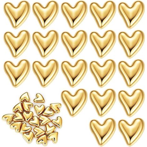 Dailygoods - Confezione da 20 magneti da frigorifero a forma di cuore per decorazione (1/5)