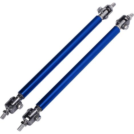 2 Tiges de support diffuseur 15cm en acier inoxydable extensible pour pare-chocs, barre de traction réglable, kit de fixation de spoiler (1/5)