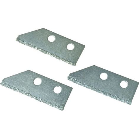 FISCHER DAREX - Lames carbure pour grattoir a joints carrelage x3