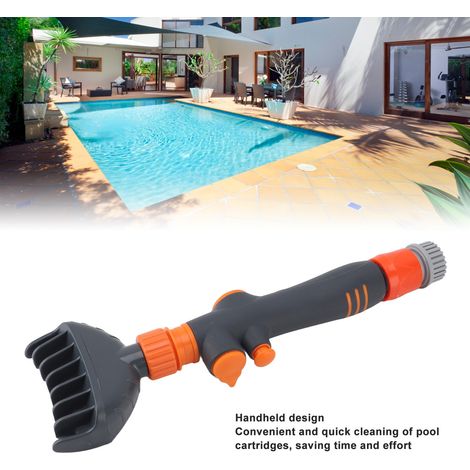 Limpiador de filtros de PVC para spas y piscinas [Accesorio para cepillar filtros de cartucho] (1/5)