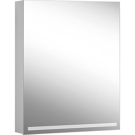 Schneider GRACE Armoire de toilette LED, 1 porte 60cm, charnières