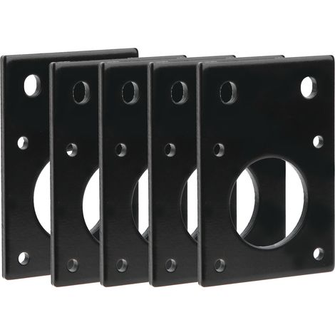 Stück 42 Schrittmotor-Montageplatten für 3D-Drucker, Aluminiumprofil-Montagehalterung 2020 2040 (1/5)