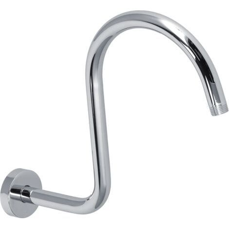 ALLIANDISSBras de douche en acier inoxydable avec raccord, adapté aux salles de bains résidentielles, finition brossée. (1/5)