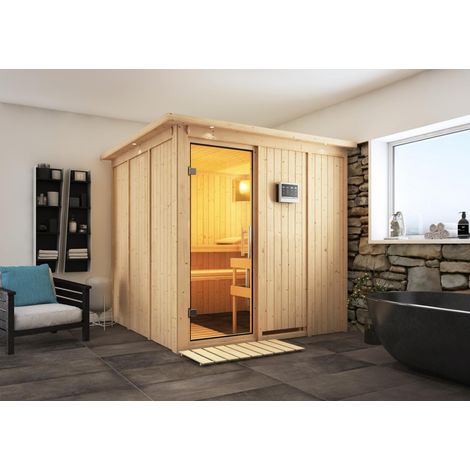 Rodin Front, 9kW Bio ext.Strg klarglas Ganzglastür u. DK