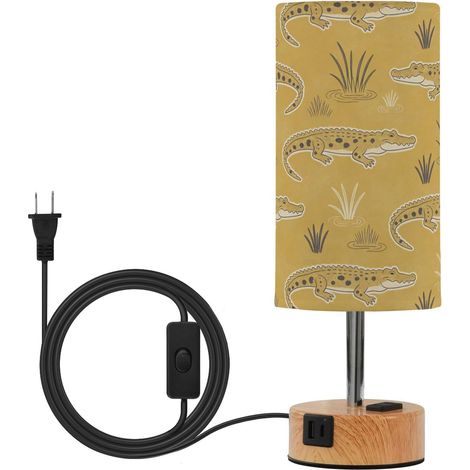 JUNZAN Lampes de table crocodiles dessin animé Lampe bureau avec (1/5)