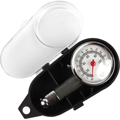 Reifendruckmesser, Reifendruckprüfer, mechanisches Manometer für Autos, Pkw, Wohnwagen und Anhänger (1/4)