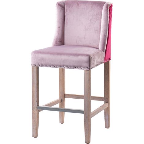 Küchenhocker mit rosa Griff 48x53x104 cm (1/5)