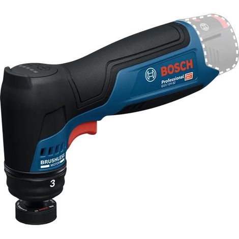Bosch Professional – Ponceuse orbitale sans fil 12V – Moteur sans balais – Vitesse 6000-16000 min-1 – Plateau 32mm pour papier abrasif autocollant - 12V-32