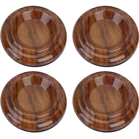 coupelles antidérapantes rondes pour roulettes de piano, tapis de protection pour pieds de piano à queue (1/2)