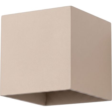 Appliques Quad aluminium taupe 1xG9 10cm Sollux (1/5)