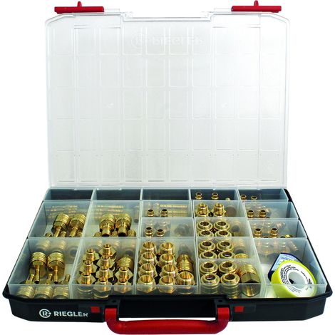 Riegler Sortimentsbox mit Schnellverschlusskupplung und Stecknippel NW 7,2 (1/3)