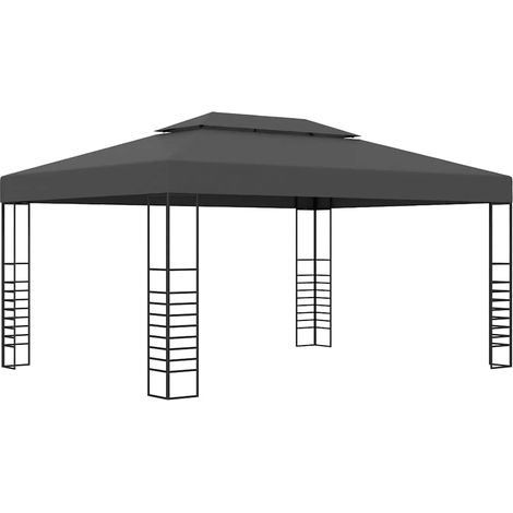 vidaXL Tonnelle 3x4 m Anthracite (1/5)
