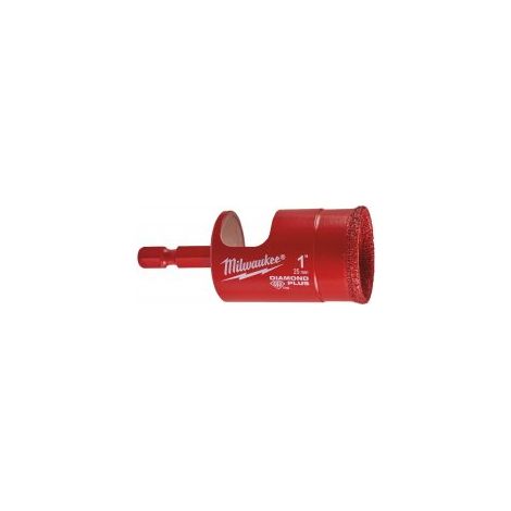 Broca Milwaukee Diamond Max seco/húmedo 25 mm 1/4" hex (1/2)
