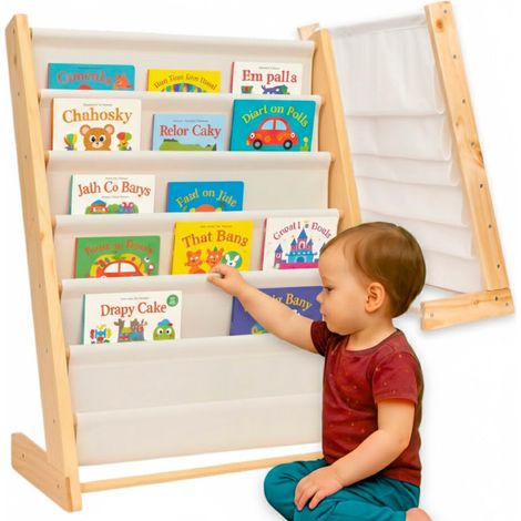 Étagère à livres pour enfants - organiseur à 6 étagères (1/5)
