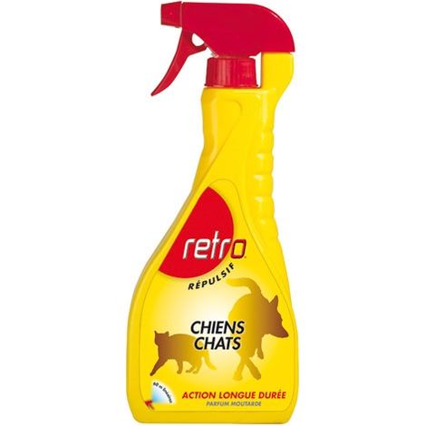 Répulsif Chien Chat Liquide Protection Zones Intérieures Et Extérieures - Retro (1/5)