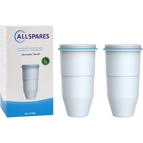 Filtro per l'acqua AllSpares (2x) adatto a tutte le caraffe per l'acqua Zerowater Filtro di ricambio per ad esempio ZW-5317, ZR-017 (filtri PFAS) (1/5)