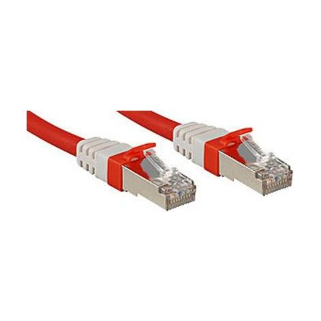 Câbles réseau et DAC LINDY S/FTP Cat.6A Cable Red 10m LSOH incl. Testprotocol (1/2)