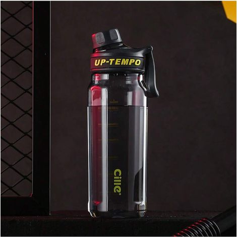 Gourde de sport en plastique anti-chute avec filtre, bouteille d'eau extérieure pour homme, gobelet sportif résistant (1/3)